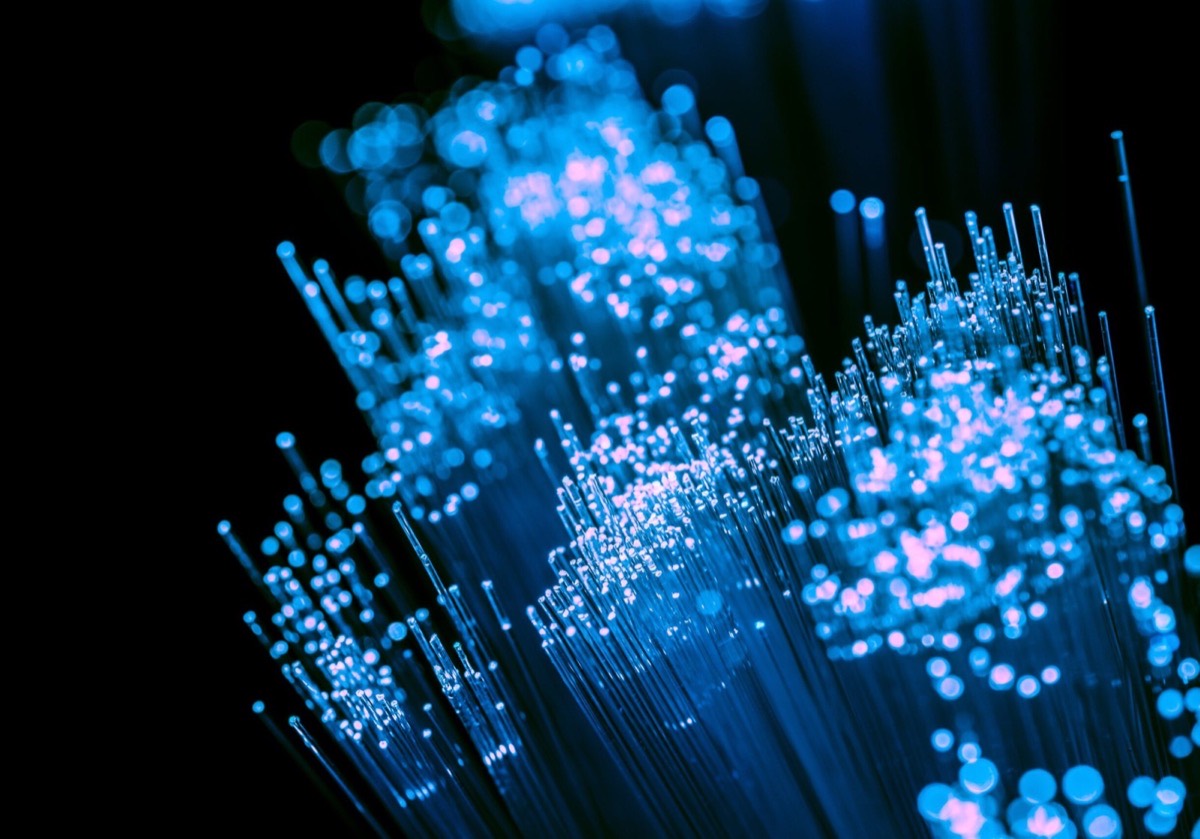 Glowing fiber optic strands, the photo from their own site